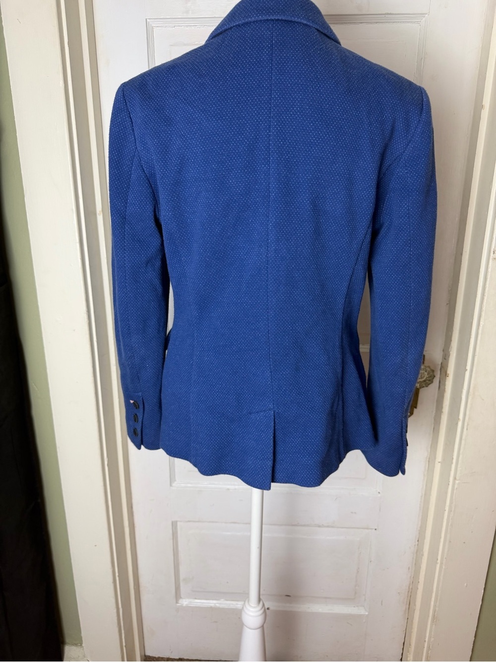 Boden Emilia Ponte Blue One Button Blazer - Picture 2 of 11